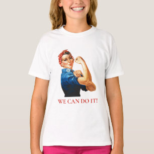 私たちはRosie Riveter女性パワーWWIIそれを行うことができる Tシャツ
