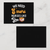 私たちはSのより多くのナースがあなたのような将来おもしろいナースが必要 ノートカード (正面/裏面)