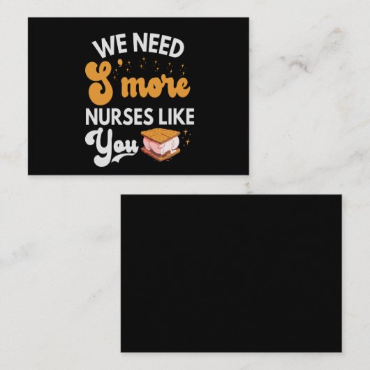 私たちはSのより多くのナースがあなたのような将来おもしろいナースが必要 ノートカード (正面/裏面)