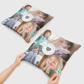 私たちはYou Grandadを愛する/かわいい4フォトコラージュ クッション