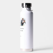 私たちへのパパは世界3フォトコラージュ ウォーターボトル (左面)