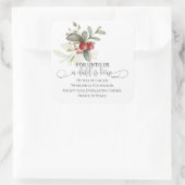 私たちへ子供はイザヤ生まれア9聖書聖書である スクエアシール (バッグ)