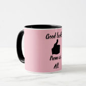 私たちみんなから幸運を祈る マグカップ (正面左)