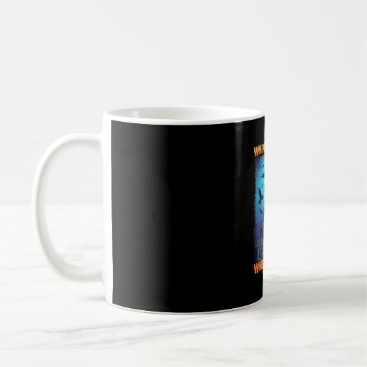 私たちみんな眠りに落ちたとき 幽霊屋敷 怖いワタリガラス コーヒーマグカップ (左)