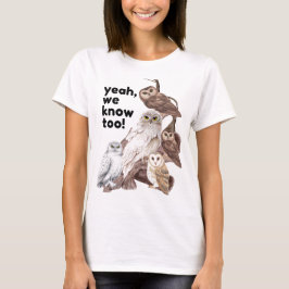 私たちも知ってるよ Tシャツ