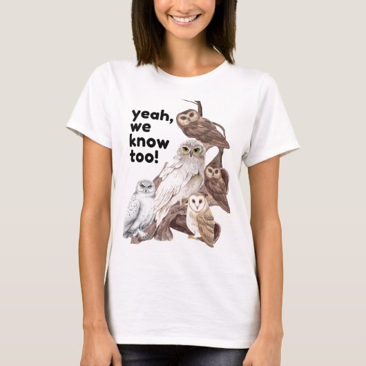私たちも知ってるよ Tシャツ (正面)