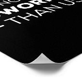 私たちより良い同僚を見つけることが幸運 ポスター (角)