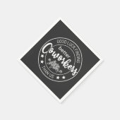 私たちより良い同僚を見つけるのが幸運 スタンダードカクテルナプキン (角)