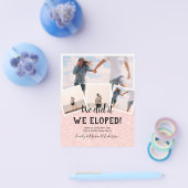 私たちらしい 挙式 写真だけの結婚式 披露宴はしないでお祝いする チラシ (シングル)