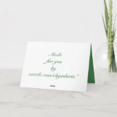 私たちを愛する者たちが私たちを愛してくれることを。 シーズンカード (裏面)