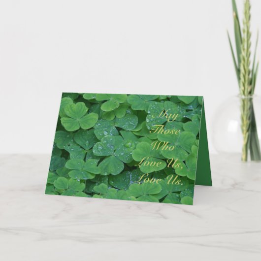 私たちを愛する者たちが私たちを愛してくれることを。 シーズンカード (正面)