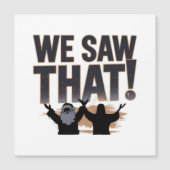 私たちを見ている！サンタとイエスはいつだって見ている (正面)