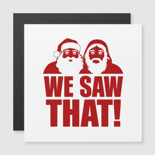 私たちを見ている！サンタとイエスはいつだって見ている (正面/裏面)