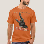 私たちを見捨てて Tシャツ (正面)