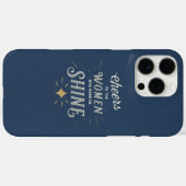 私たちを輝かせてくれる女性たちに乾杯。 Case-Mate iPhoneケース (裏面 (横))