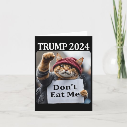 私たちを食べないで トランプ2024 カード (正面)