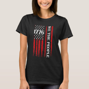 私たちアメリカ人歴史1776独立D Tシャツ