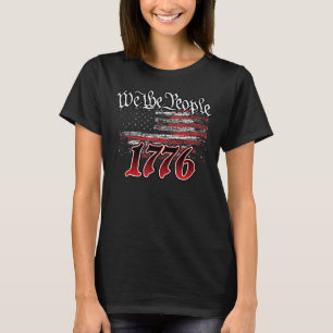 私たちアメリカ人歴史1776独立D Tシャツ