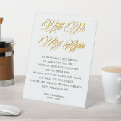 私たちエレガントが再び葬式の詩に会うまで 台座サイン (インサイチュ)