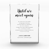 私たちエレガントが再び追悼詩に会うまで フォトブロック (正面)