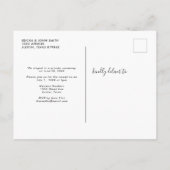 私たちエレガントが駆け落とした書道写真の駆け落ち 案内ポストカード (裏面)