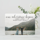 私たちエレガントの冒険が始まる日付写真を保存 セーブザデート (スタンド正面)