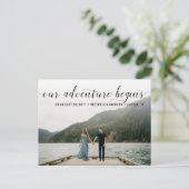 私たちエレガントの冒険は日付の写真を保存 案内ポストカード (スタンド正面)