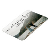 私たちエレガントの冒険Save the Date Photo 結婚's マグネット (左側)