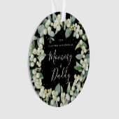 私たちエレガントの初めてのクリスマスの写真 オーナメント (正面)