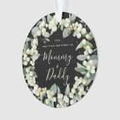 私たちエレガントの初めてのクリスマスの写真 オーナメント (正面)