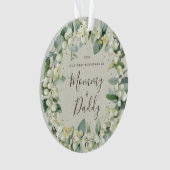 私たちエレガントの初めてのクリスマスの写真 オーナメント (正面)