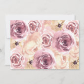 私たちエレガントの小さなカボチャ最初の誕生日写真 招待状 (裏面)