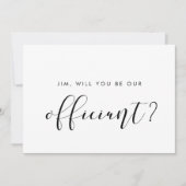 私たちエレガントの正式な提案カードを使うか 招待状 (正面)