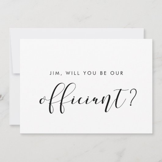 私たちエレガントの正式な提案カードを使うか 招待状 (正面)