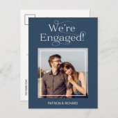 私たちエレガントは婚約発婚約した行記事 ポストカード (正面/裏面)