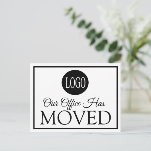 私たちカスタムのオフィスが移動はがき シーズンポストカード (スタンド正面)