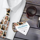 私たちカスタムはエレガント、おじいちゃんを愛する写真コラージュ ネクタイ
