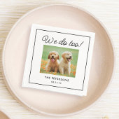 私たちカスタムはナプキンを愛撫し過ぎる結婚 スタンダードカクテルナプキン