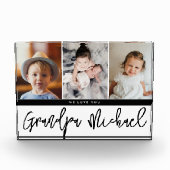 私たちカスタムは、おじいちゃん写真が大好き フォトブロック (正面)