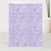 私たちカラフルの小さな人魚のすべての年齢誕生日 カード (裏面)