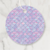 私たちカラフルの小さな人魚のすべての年齢誕生日 フェイバータグ (裏面)