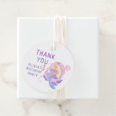 私たちカラフルの小さな人魚のすべての年齢誕生日 フェイバータグ (インサイチュ)