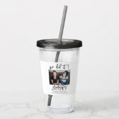 私たちクールは写真とItの卒業生を組み合わせた アクリルタンブラー (裏面)