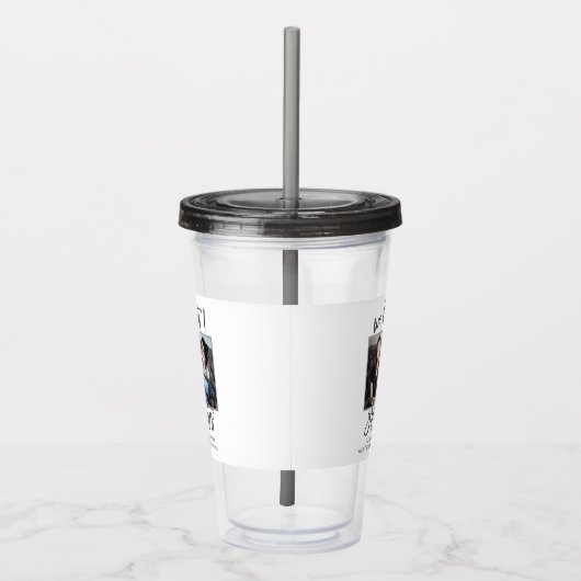 私たちクールは写真とItの卒業生を組み合わせた アクリルタンブラー (右)