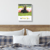 私たちシンプルが愛するママ写真コラージュ母の日 キャンバスプリント (インサイチュ (寝室))