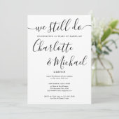 私たちシンプルはまだスクリプト誓の更新記念日を行う 招待状 (スタンド正面)