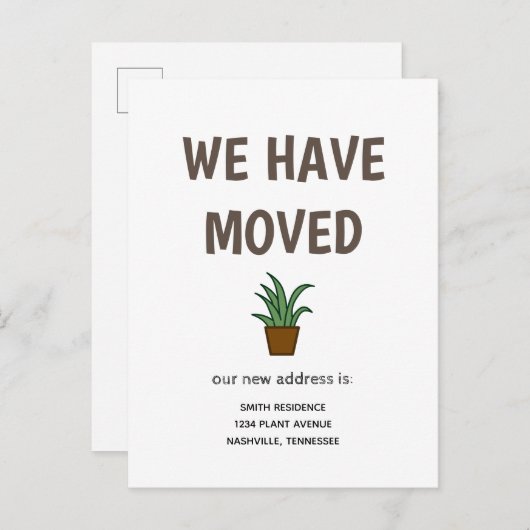 私たちシンプルは動いた 案内ポストカード (正面/裏面)