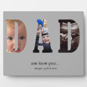 私たちシンプル愛するパパ写真コラージュプラーク フォトプラーク (正面)