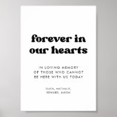 私たちスタイリッシュのハートのサインで永遠にレトロ ポスター (正面)