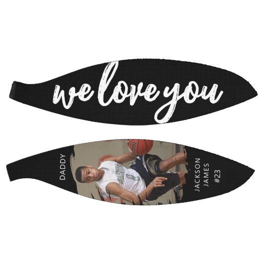 私たちスタイリッシュは、あなたがブラシされた効果写真が大好き バスケットボール (パネル)